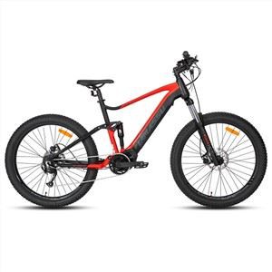 Fullfjädrad downhill elektrisk mountainbike