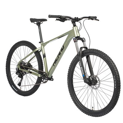 Hardtail mountainbike på ingångsnivå i legering
