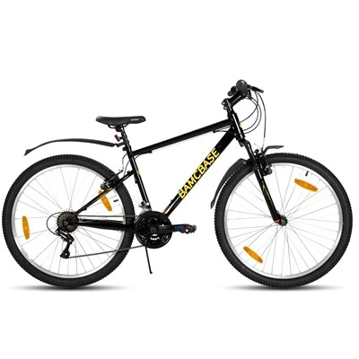 JOYKIE BAMCBASE 27/29 tum dubbel V-broms 18-växlad mountainbike med hög kolstålram